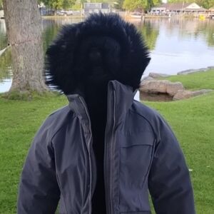 Marmot Gray Hooded Jacket